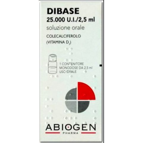 Dibase 25000 Iu/2.5ml Im/Oral Sol 2.5ml 1's