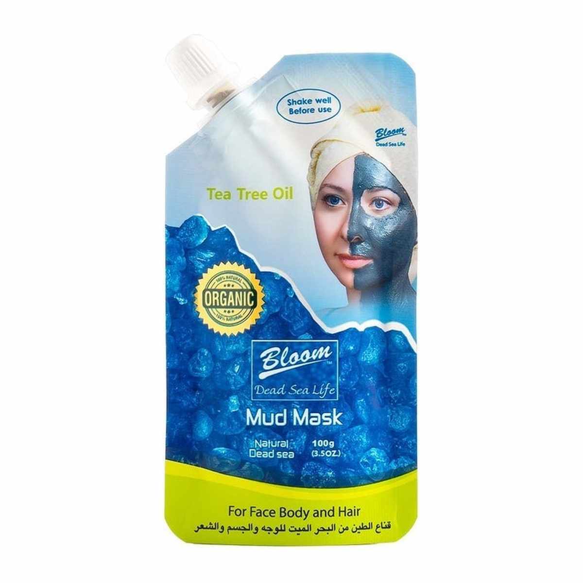 BLOOM TEA TREE OIL MUD MASK 100G