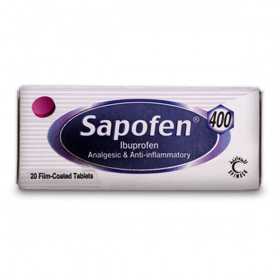 SAPOFEN 400MG TAB 20'S
