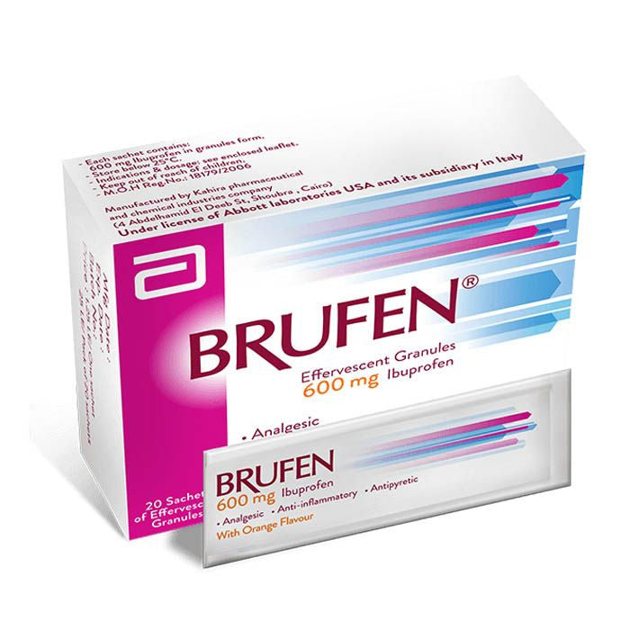 Brufen 600mg Effervescent Granules 20 Sachets