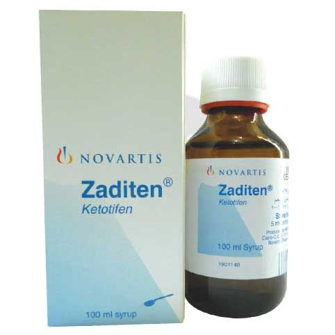 ZADITEN SYRUP 1MG/5ML 100ML