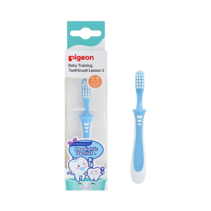 Pigeon Training Toothbrush L-3 (White)