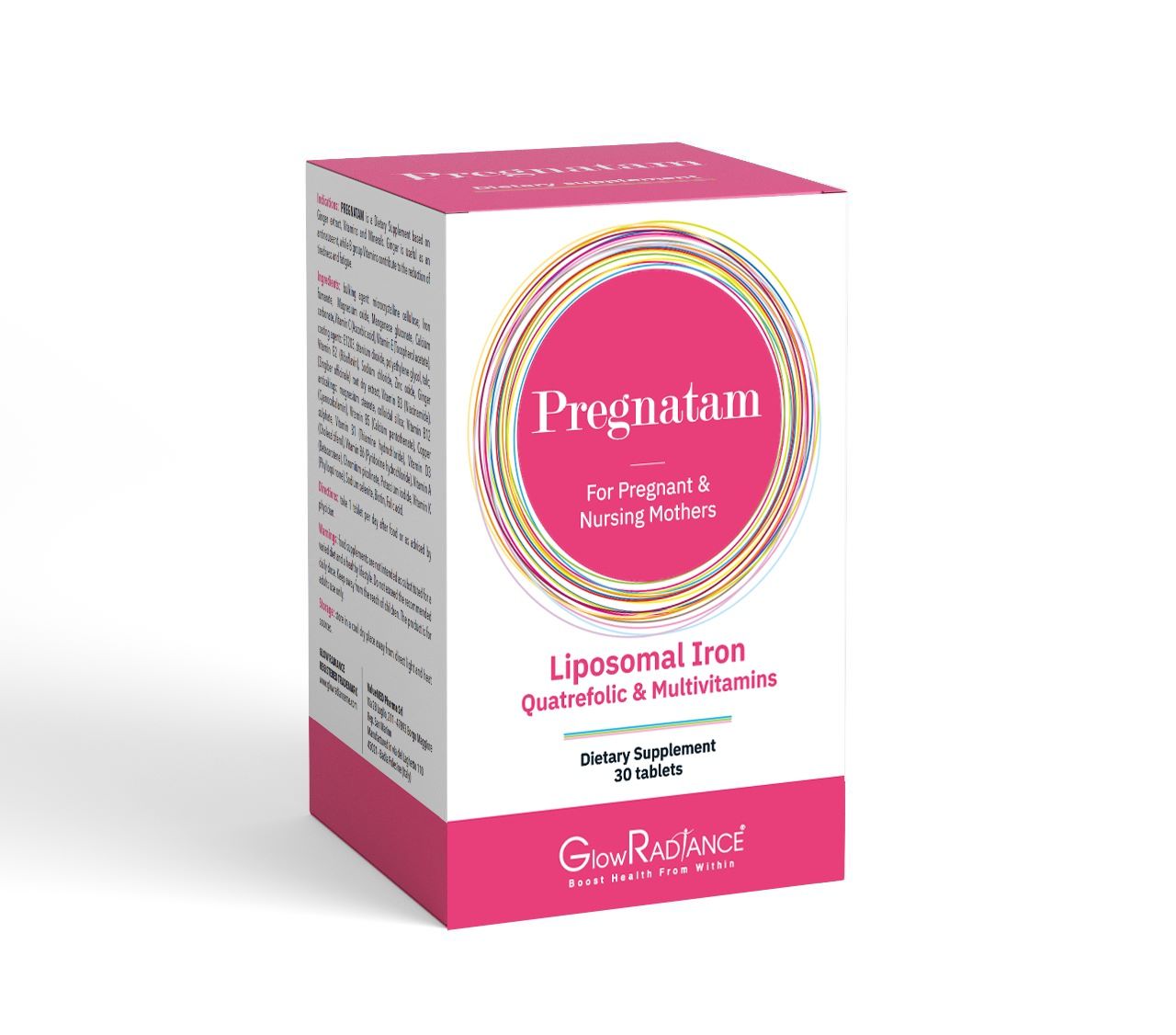 GLOW RADIANCE PREGNATAM TABLETS 30,S
