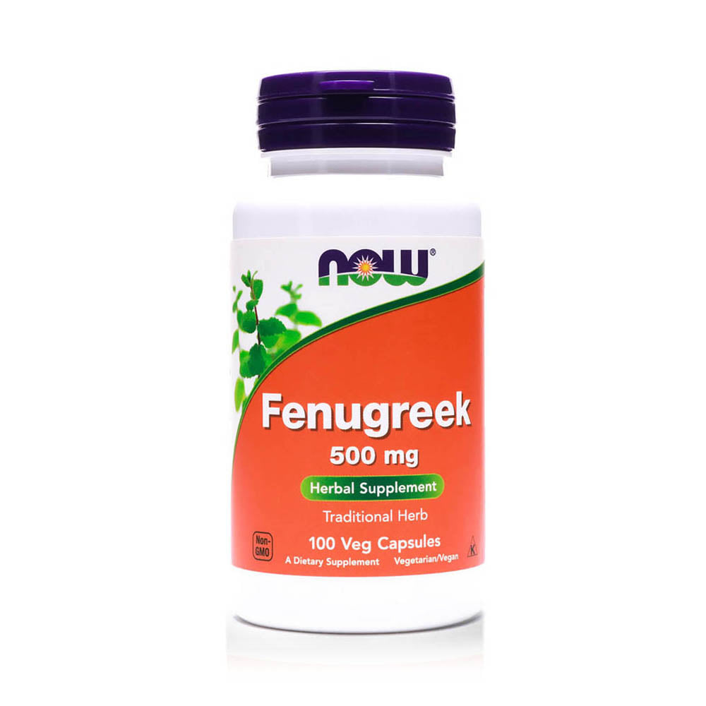 NOW FENUGREEK 500 MG - 100 VCAPS