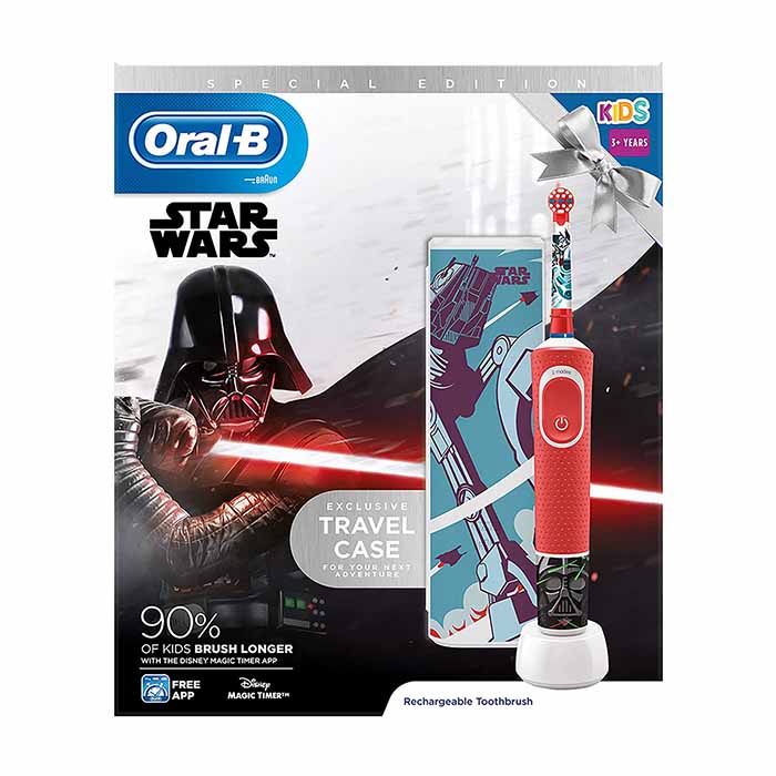 Braun Oral B Star Wars Recharge Tooth Brush + Travel Case