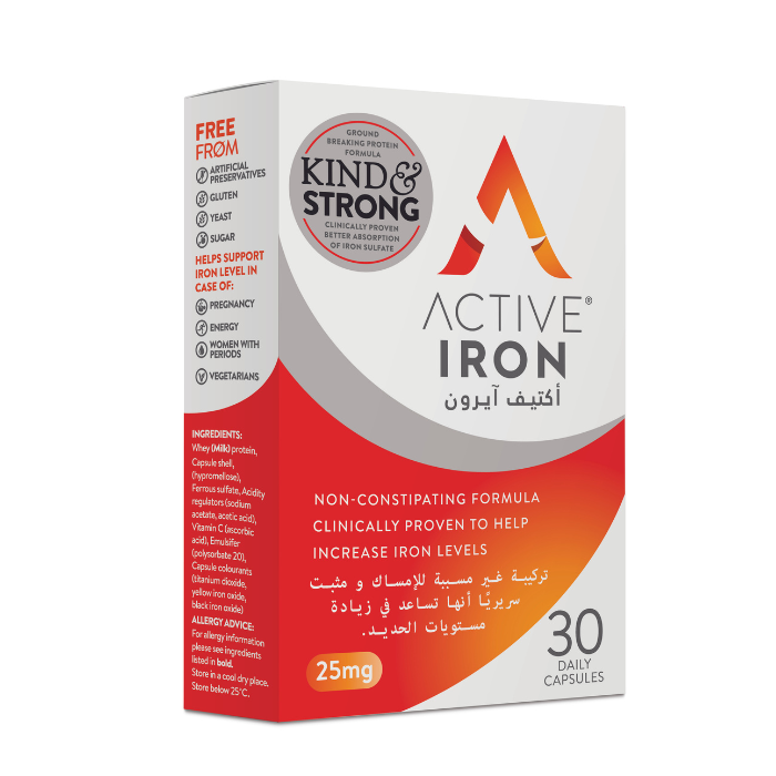 Active Iron 25 mg Capsules 30's (10's Blisret X 3)