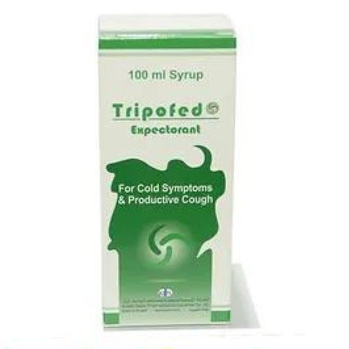 Tripofed Expectorant Syrup 100ml Glass Bot