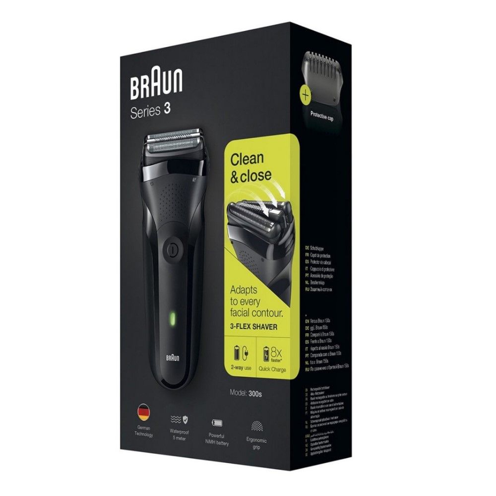 BRAUN SHAVER NEW 300S