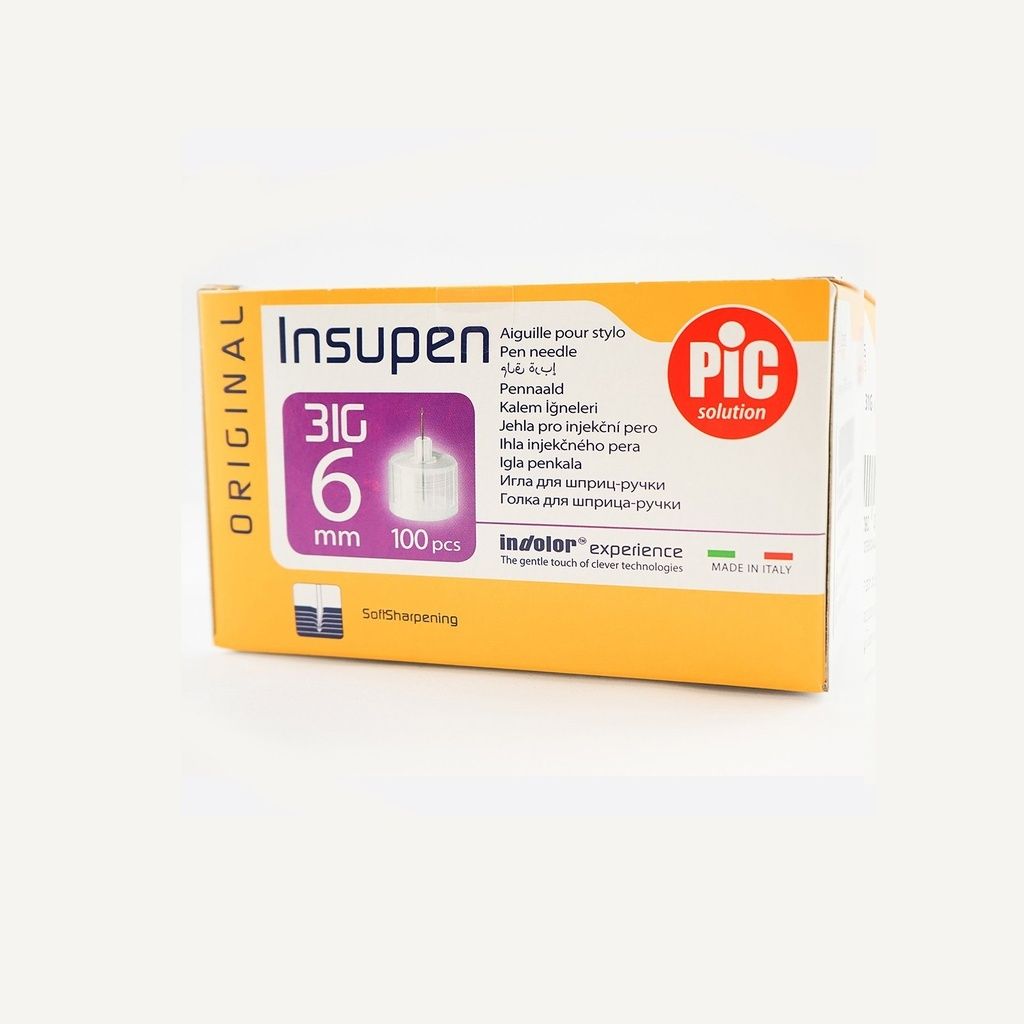 INSUPEN PEN NEEDLE 31GX6MM-100'S PICIPN01