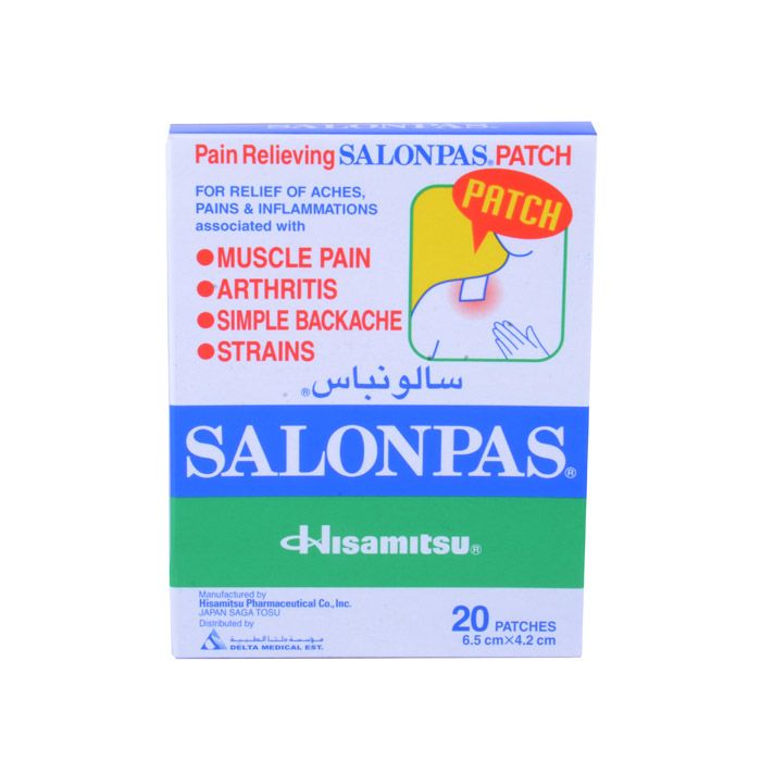 SALONPAS PATCH 20's 6.5CMx4.2CM