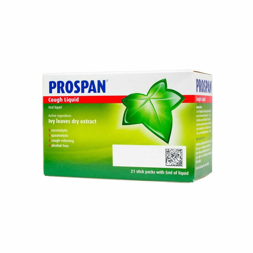 PROSPAN COUGH LIQUID SACHET 21x5ML