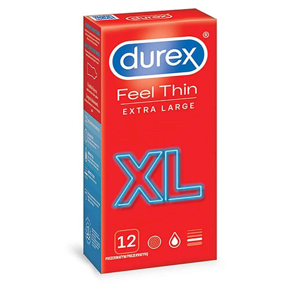 DUREX CONDOM THIN FEEL XL 12'S