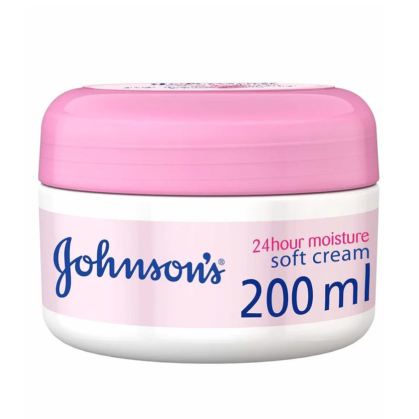 JOHNSONS MOISTURISING SOFT CREAM 200ML