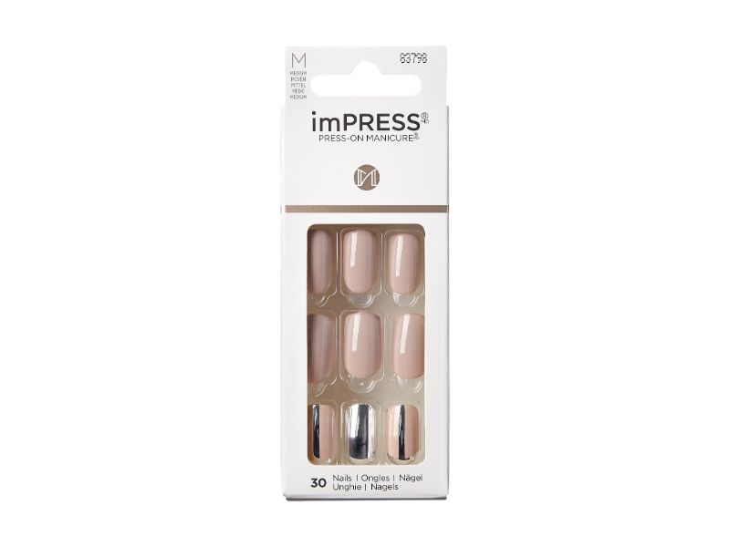 KISS IMPRESS MEDIUM NAILS-CLOUDY KIMM12C