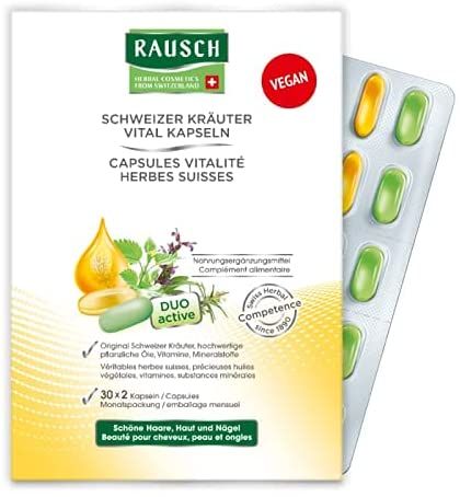 RAUSCH SWISS HERBAL VITALLITY CAPS 30S