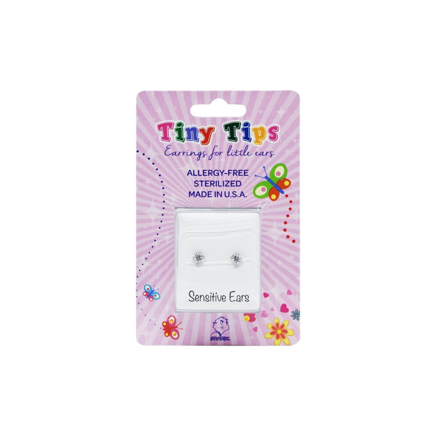 STUDEX TT-742W 4MM CZ TIFFANY S/S