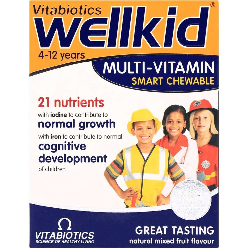 VITABIOTICS WELLKID MULTIVITAMIN SMART CHEWABLE 30 TABS