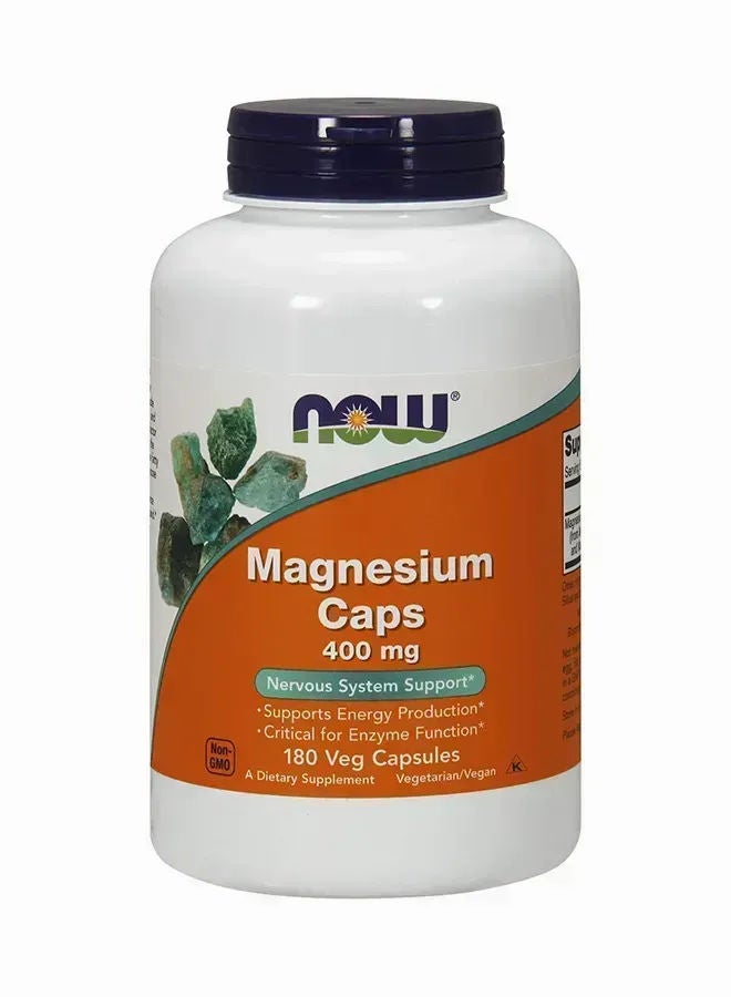 NOW MAGNESIUM 400MG 180,S VCAPS