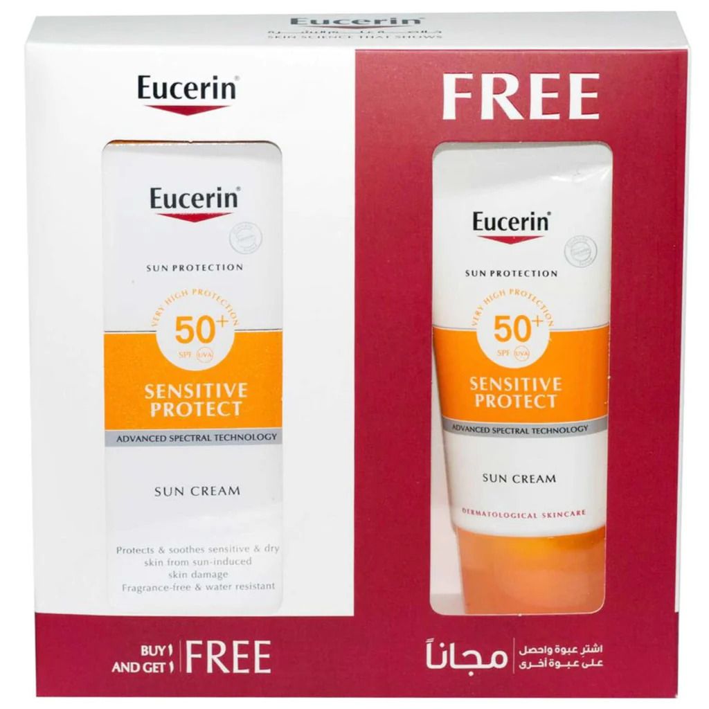 EUCERIN FACE SUN CR SPF50+ 50ML 1+1 U040067