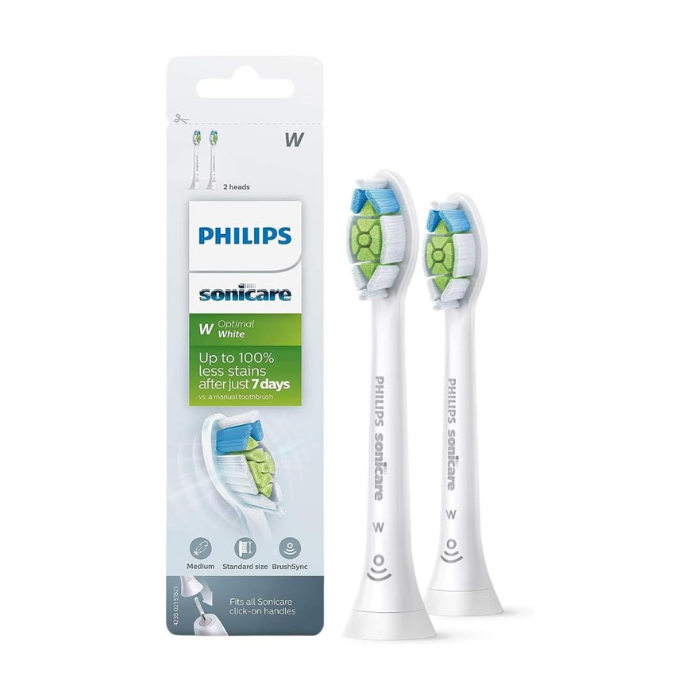 PHILIPS SONICARE DIAMOND CLEAN BRUSH HEAD WHITE 2P HX6062/67