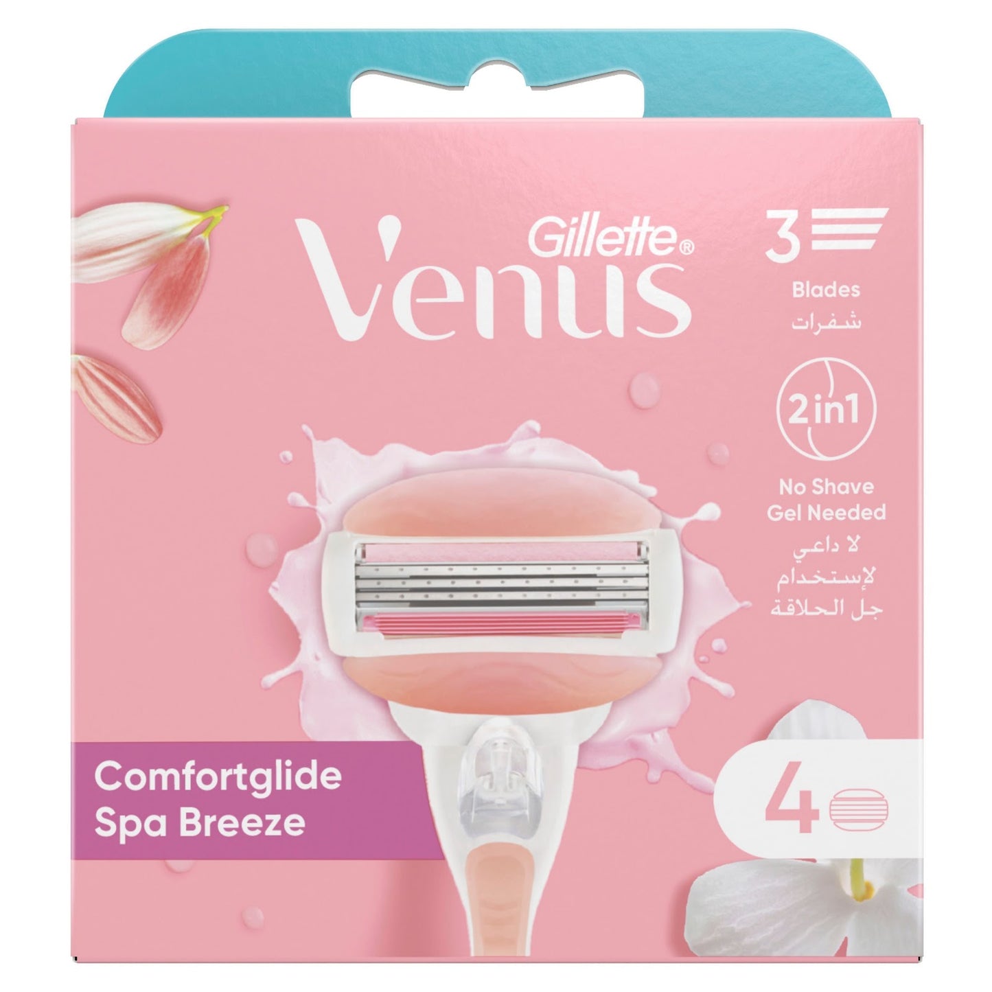 GILLETTE 7612 VENUS SPA BREEZE CARTS 4 (30137)