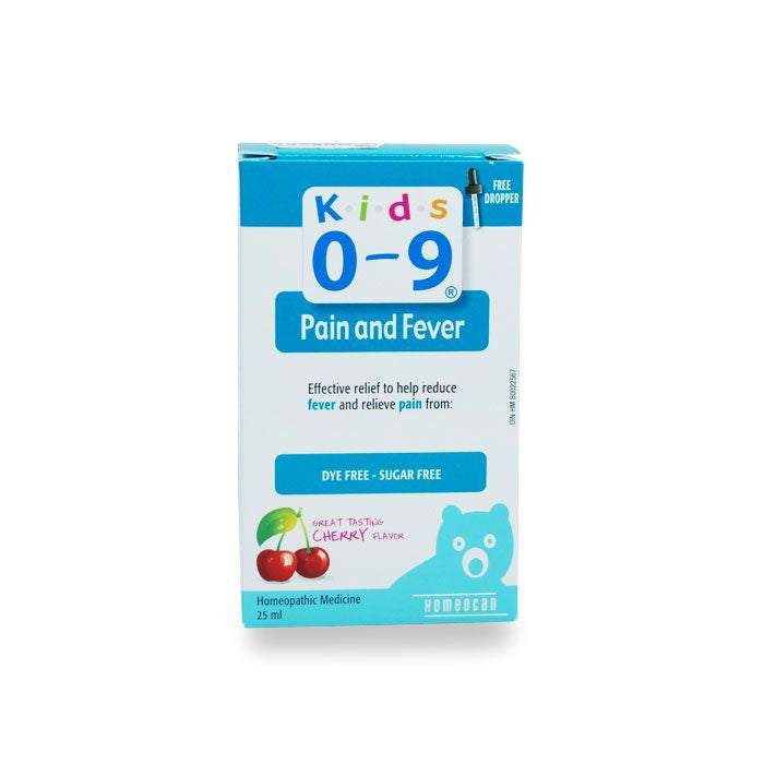 KIDS 0-9 PAIN & FEVER 25ML DROPPER