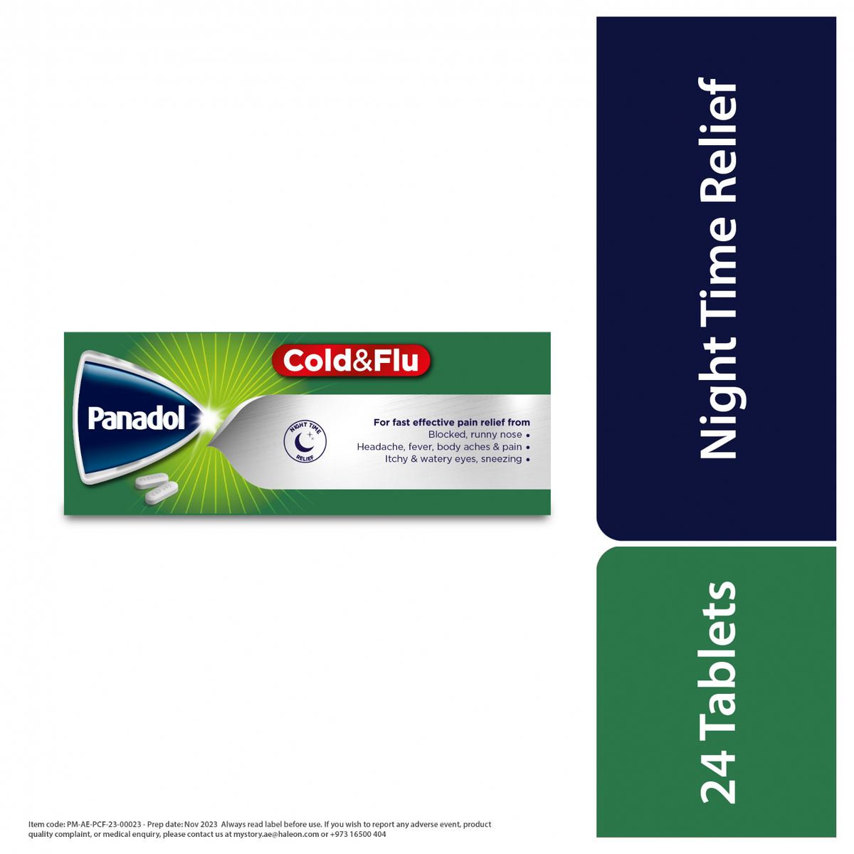 PANADOL COLD & FLU NIGHT 24'S