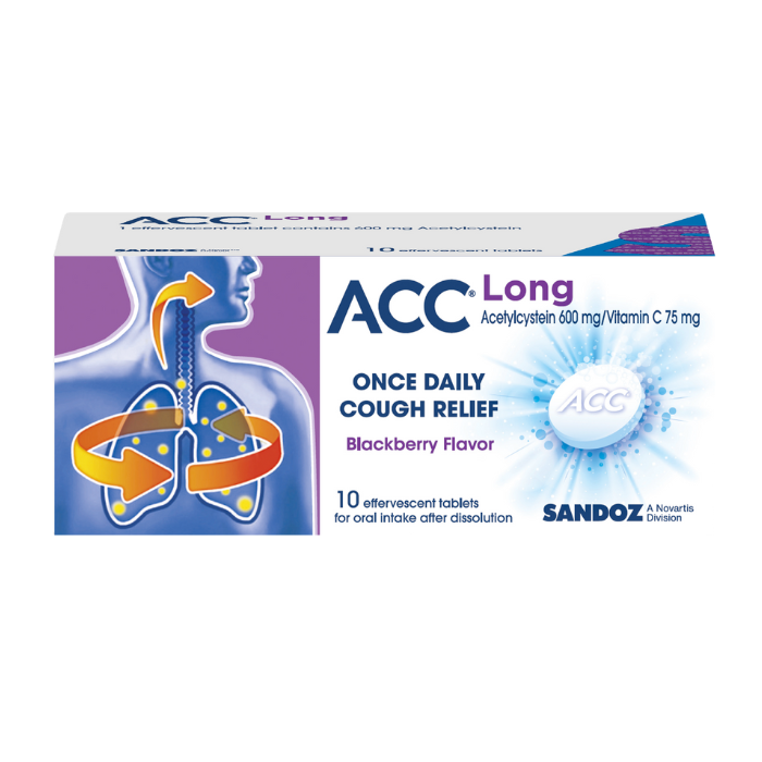 ACC 600 LONG EFF TAB 10'S