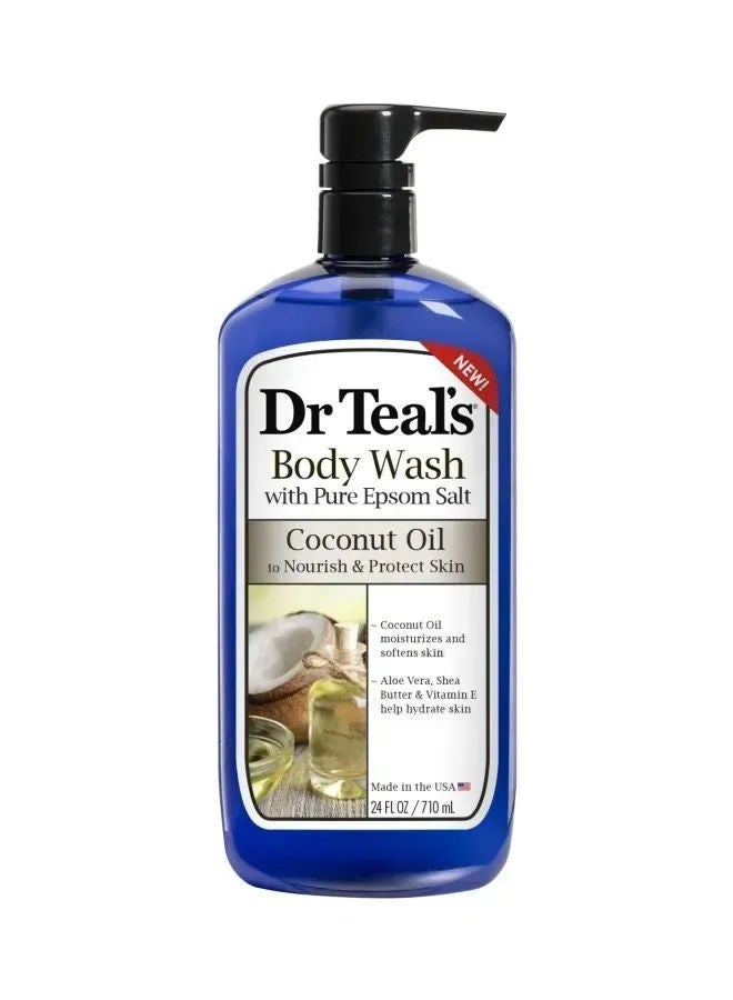 DR TEALS COCONUT EPSOM SALT BODY WASH 710ML