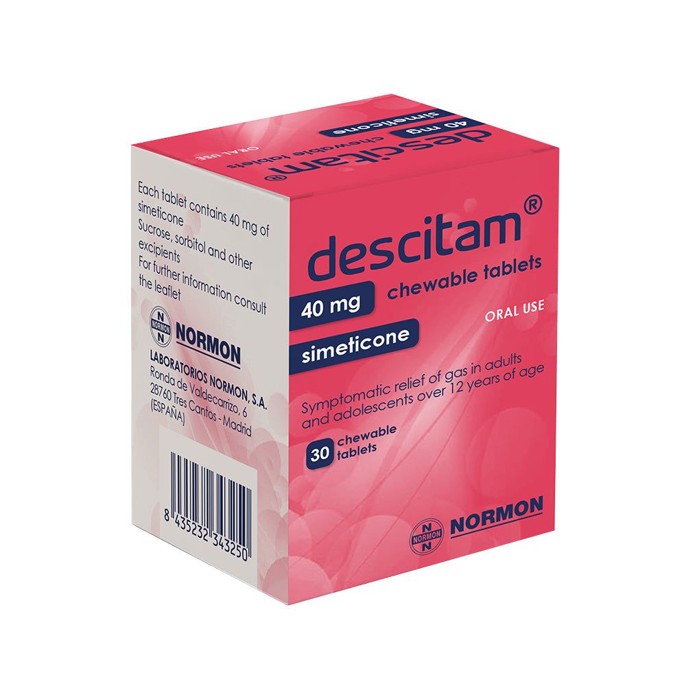 DESCITAM 40MG CHEWABLE TABLETS 30'S