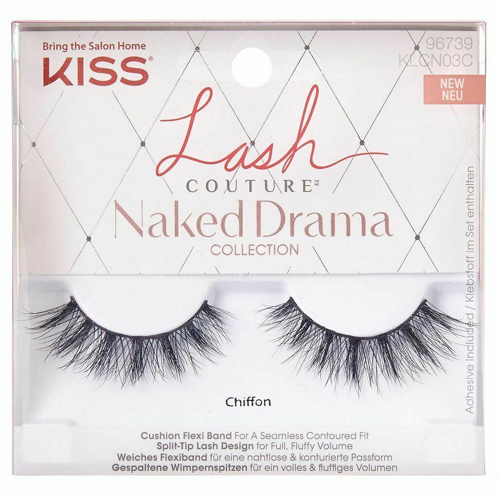 KISS LASH COUTURE NAKED DRAMA LASHES-CHIFFON KLCN03C