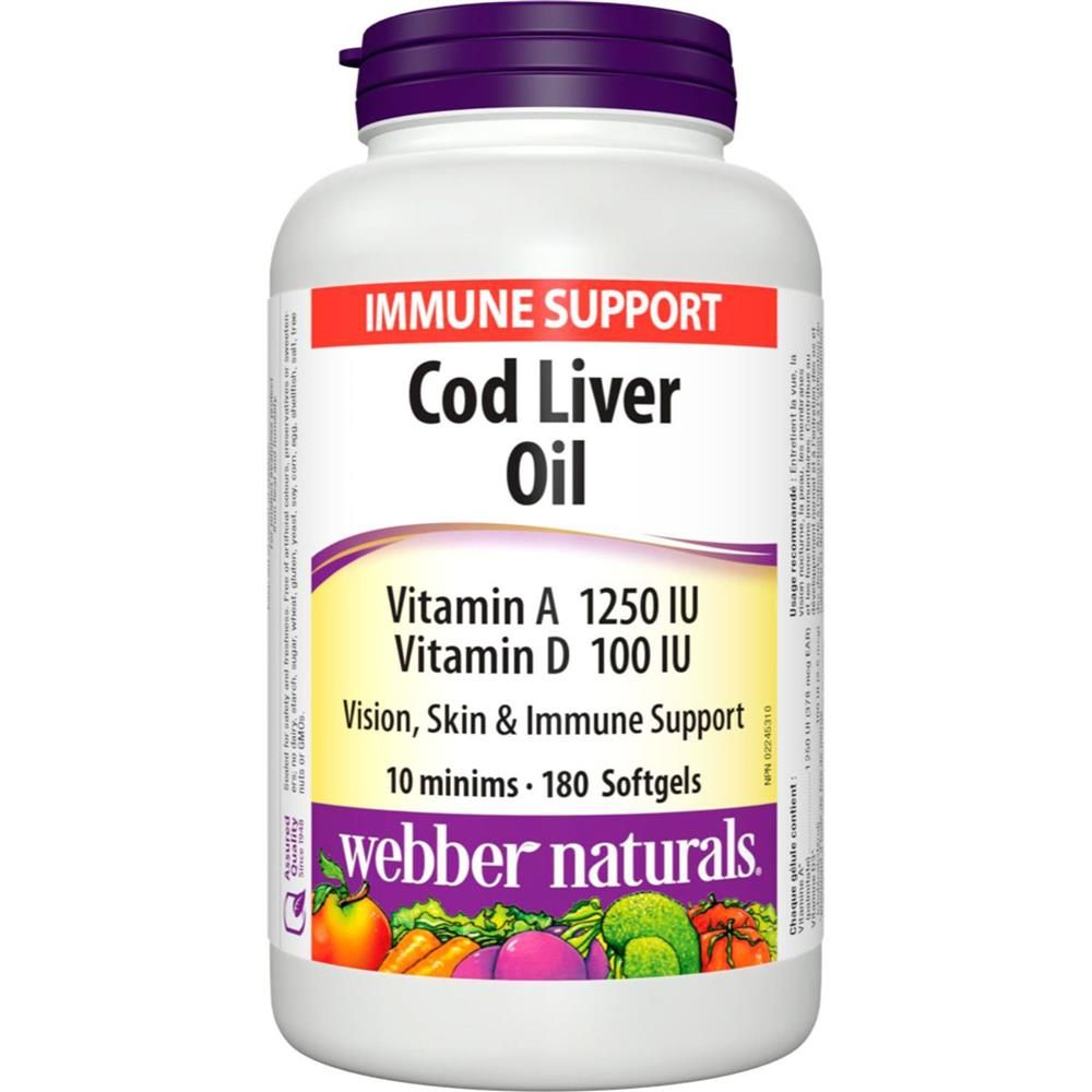WN COD LIVER OIL CAPS 180,S