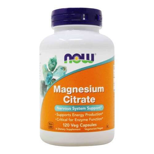 NOW MAGNESIUM CITRATE - 120 VCAPS