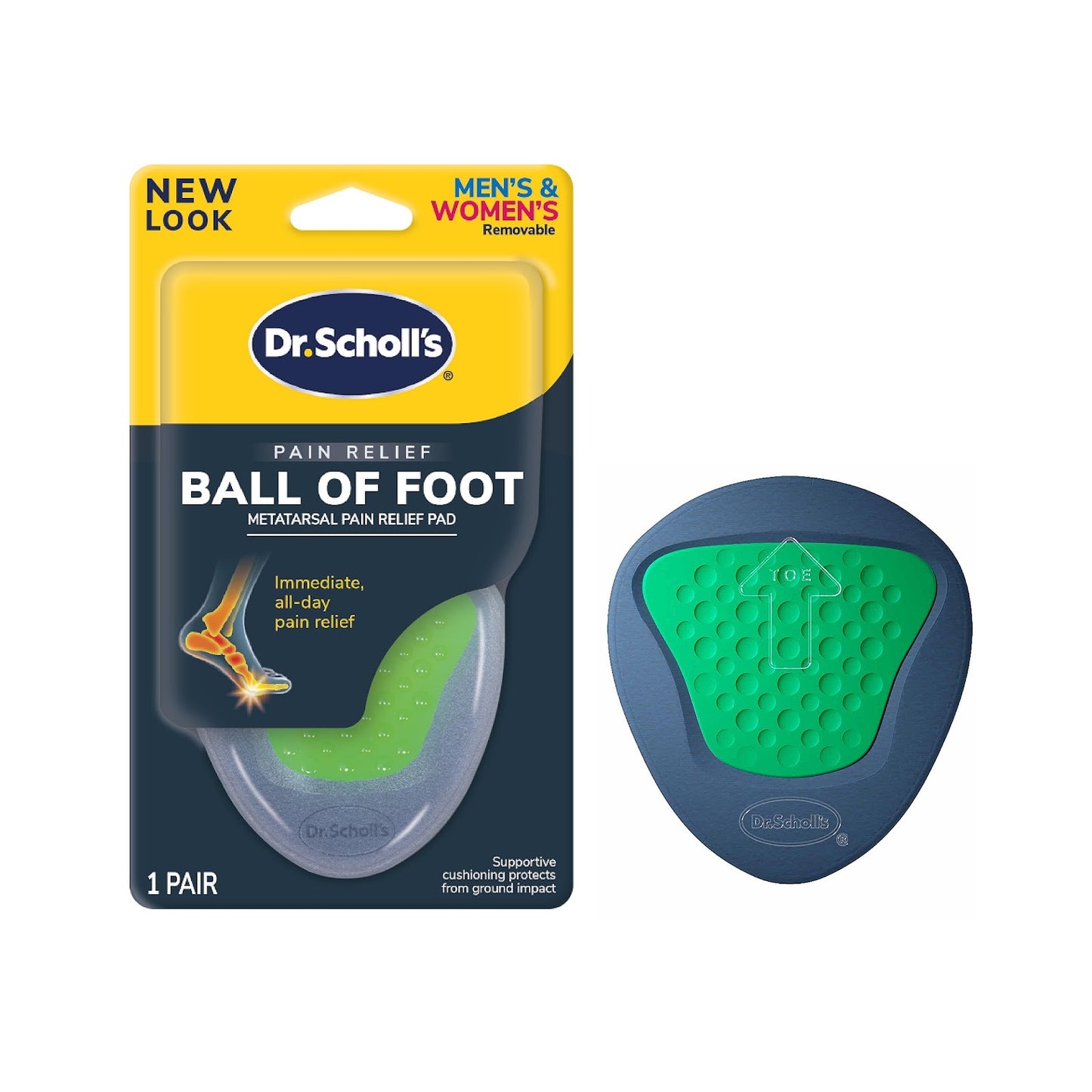 DR SCHOLLS METATARSAL PAIN RELIEF PAD 2S