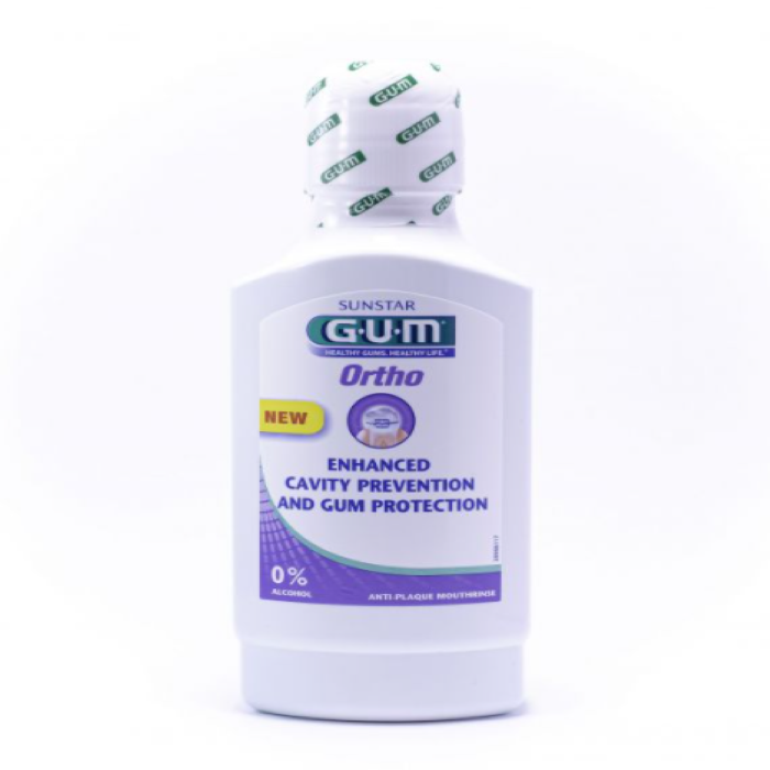 GUM ORTHO MOUTHWASH 300ML