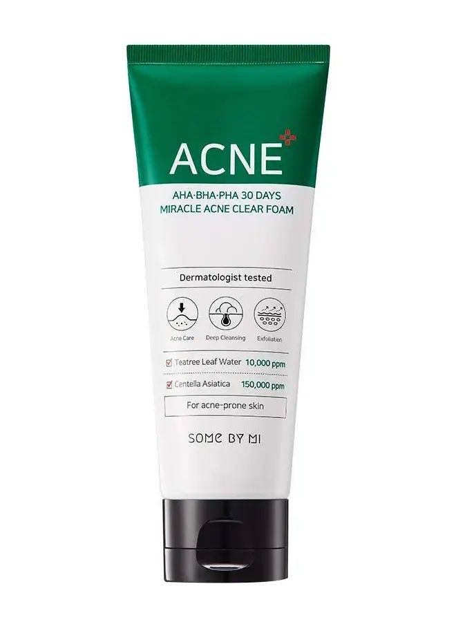 SBM AHA BHA 30DAY MIRACLE ACNE FOAM 100ML