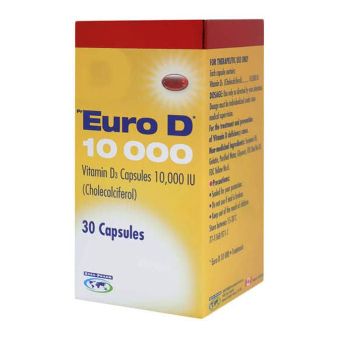 EURO D 10000 CAPS 30's