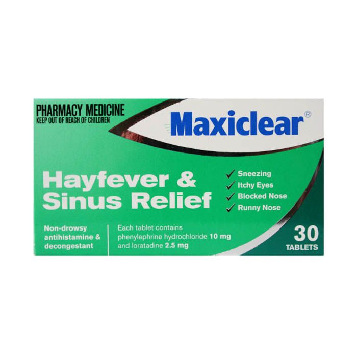 MAXICLEAR HAYFEVER & SINUS RELIEF 30,S