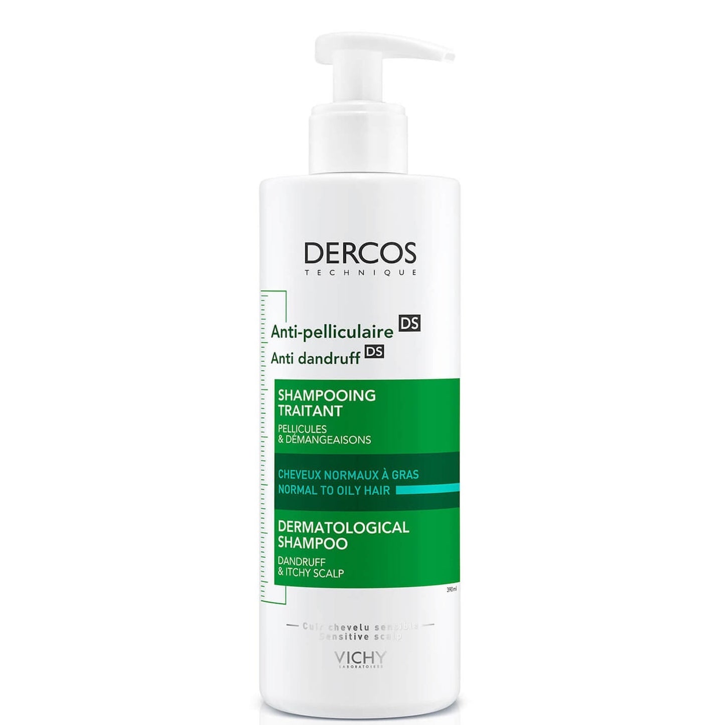 VICHY 1290 ANTI DANDRUFF SHAMPOO OILY HAIRS 390ML