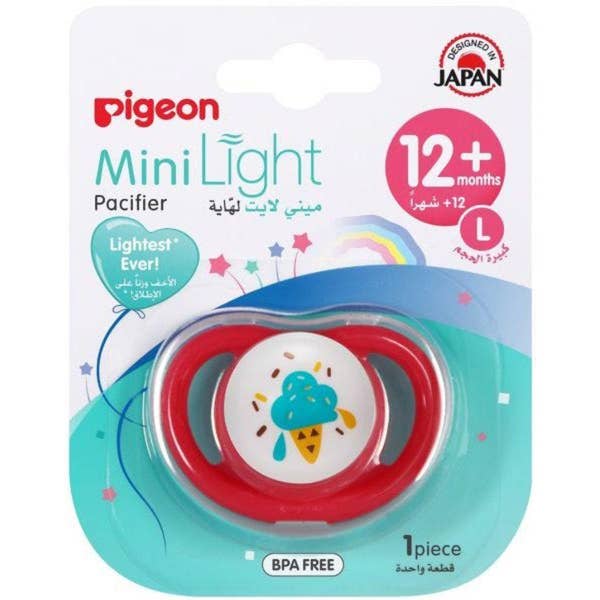 PIGEON MINI LIGHT PACIFIER (L)12+M 78464