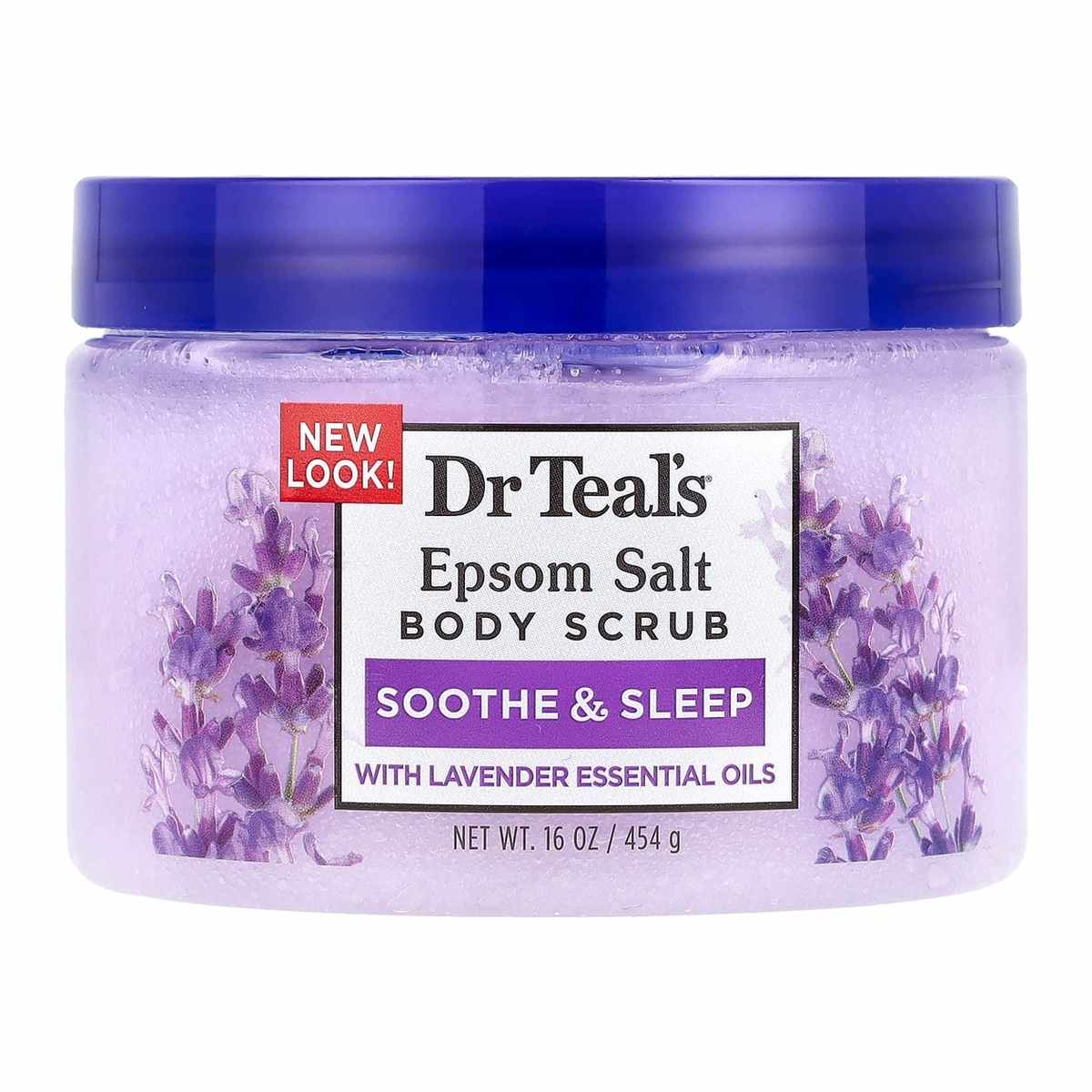 DR TEALS 4355 LAVENDER EPSOM SALT BODY SCRUB 454G