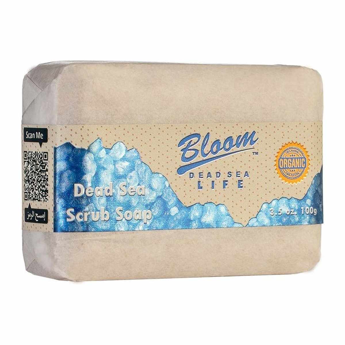 BLOOM DEAD SEA SCRUB SOAP 100G