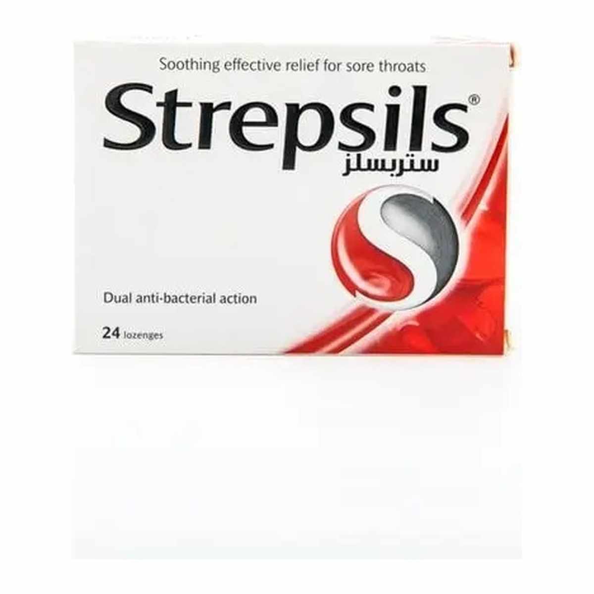 STREPSILS DUAL ANTI BACTERIAL LOZENGES 24S