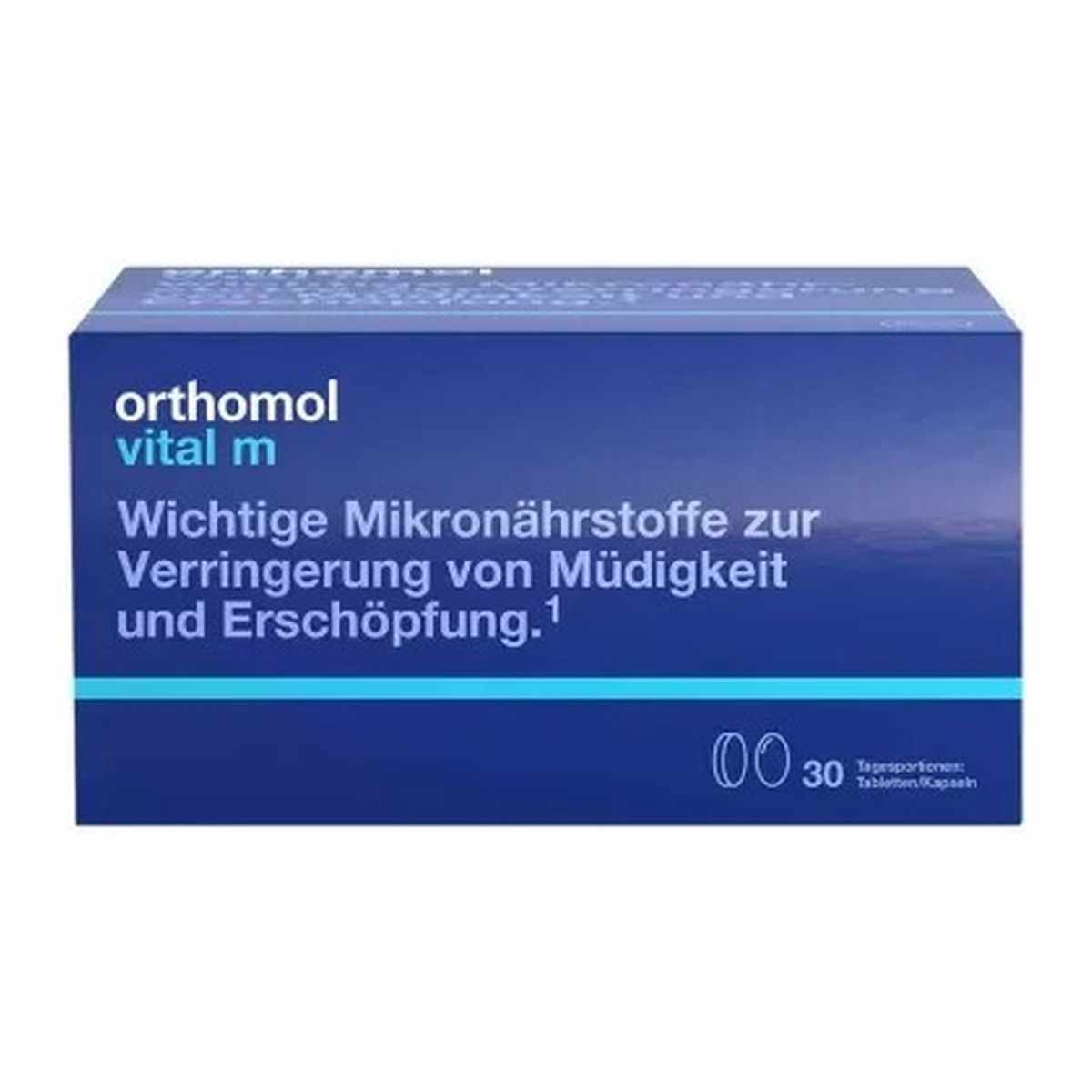 ORTHOMOL VITAL M VIAL CAPS 30S