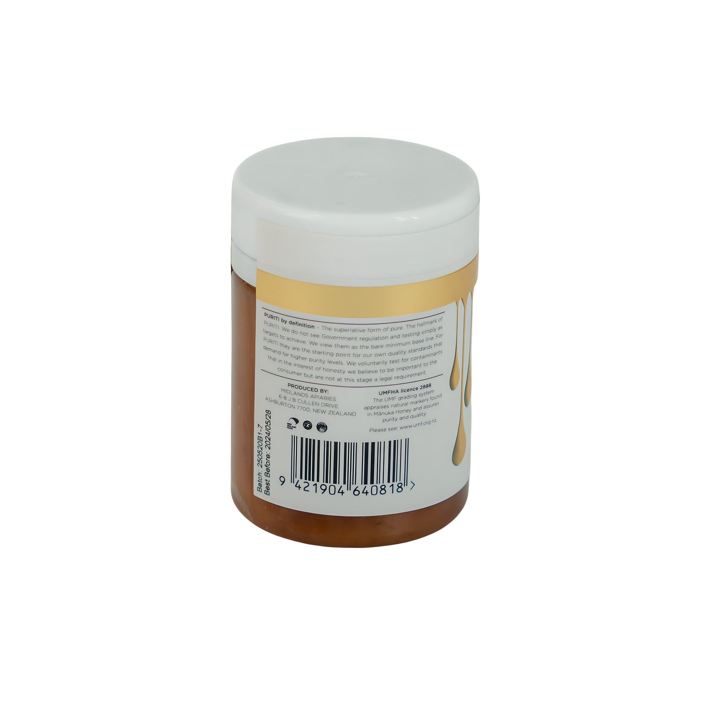 Puriti Manuka Honey Umf20+ (850+Mgo) 250G