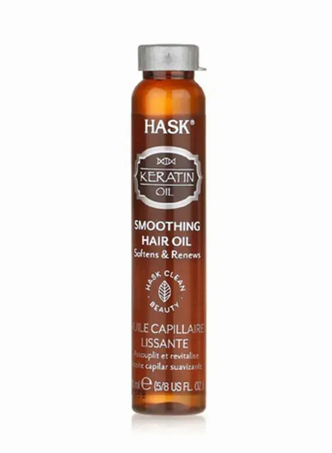 HASK KERATIN SMOOTHING SHINE OIL 18ML