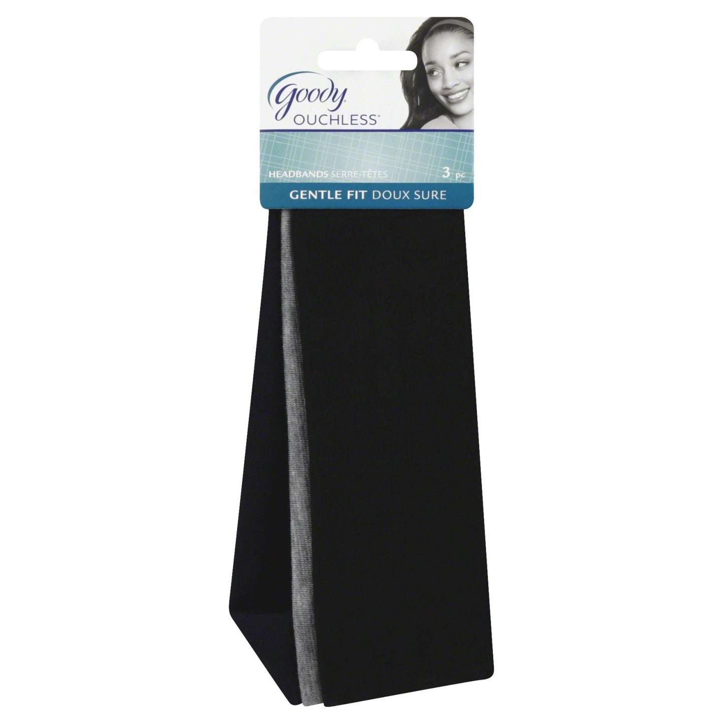 Goody Ouchless Comfort Hair Wrap 2 Inches 3 Pieces