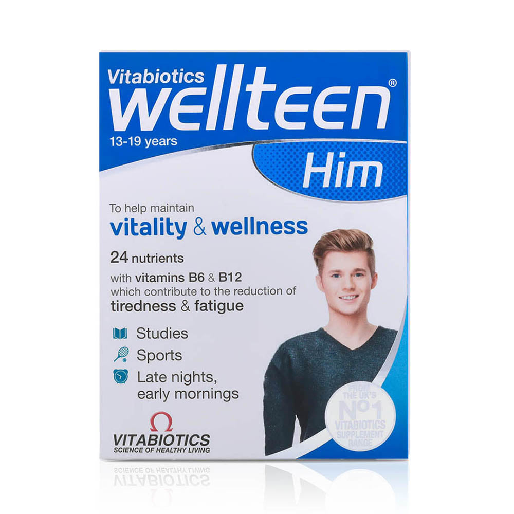Vitabiotics Wellteen Him Tablets, 30 Tabs