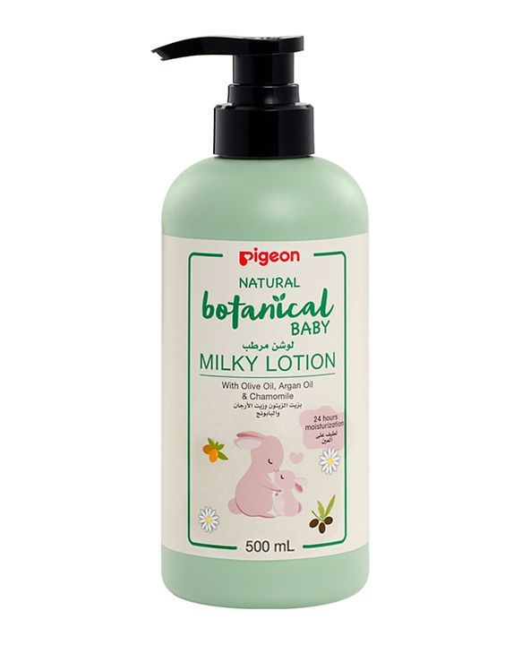 PIGEON NATURAL BOTANICAL BABY MILKY LOTION 500ML 79382