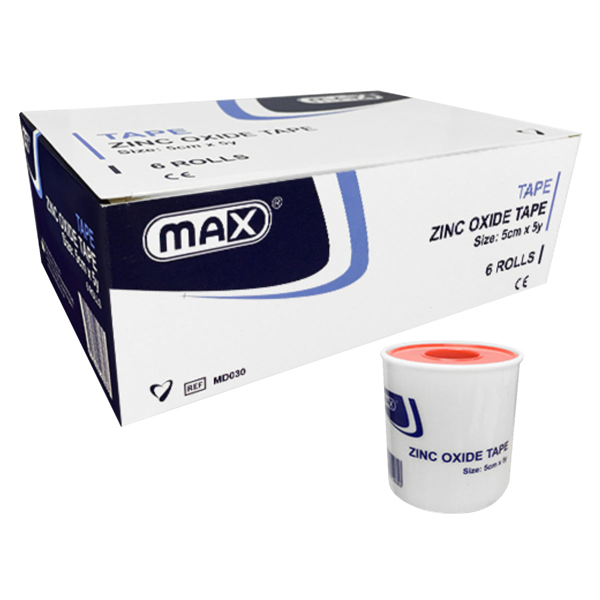 MAX ZINC OXIDE TAPE 7.5CMx5Y